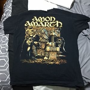 Heavy metal band tshirt Amon amarth